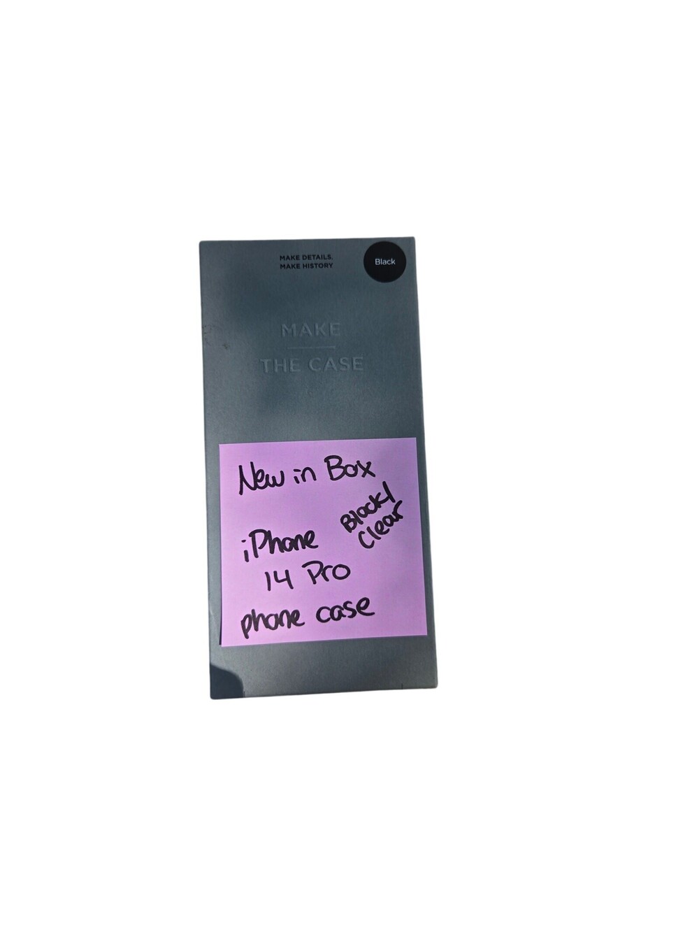iDeal of Sweden iPhone 14 Pro Case Black Clear Make The Case New In Box